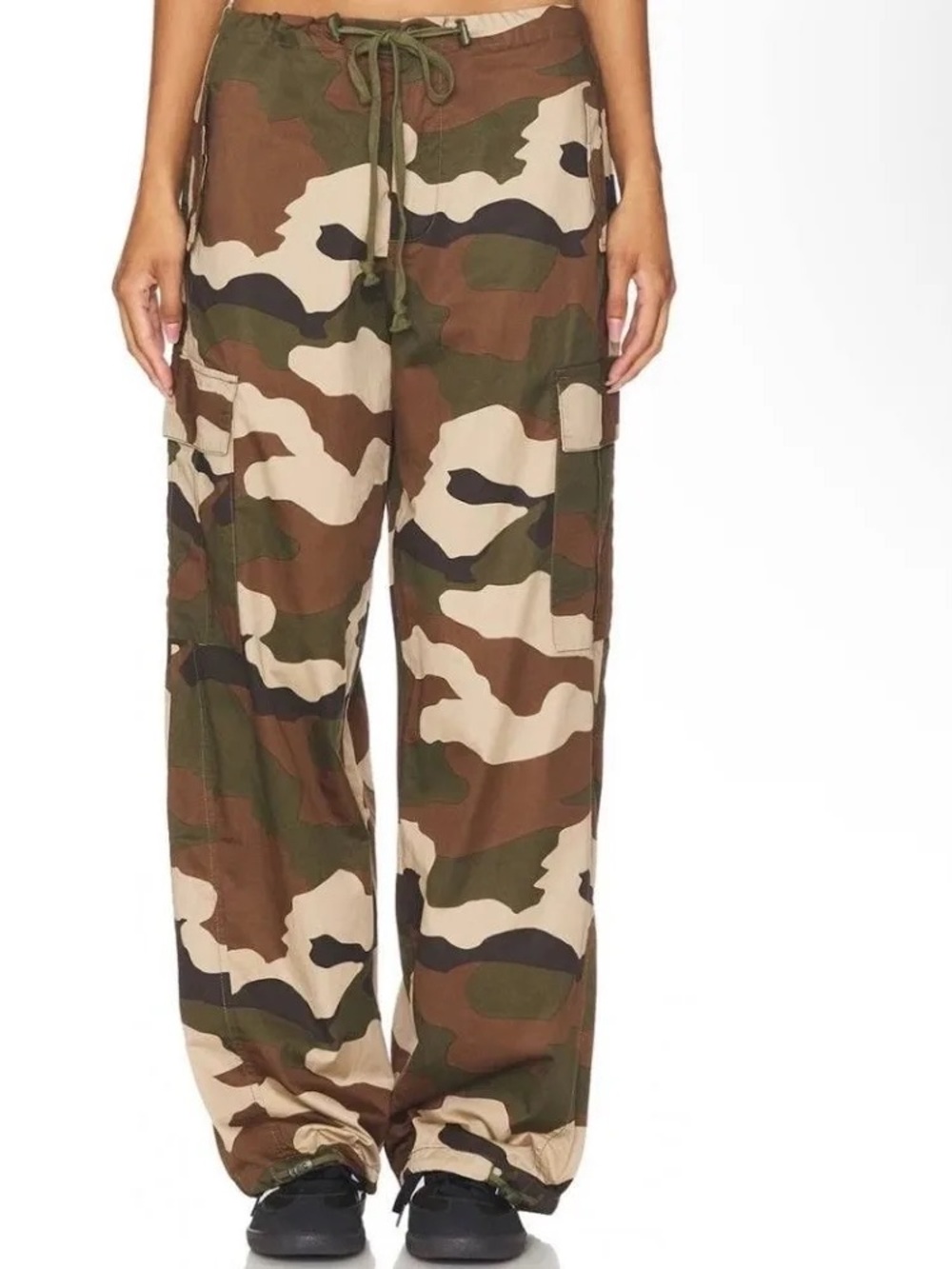 Good American Camo Cargo Pants Fatigue Green Size S NWT $139 - Picture 4 of 15